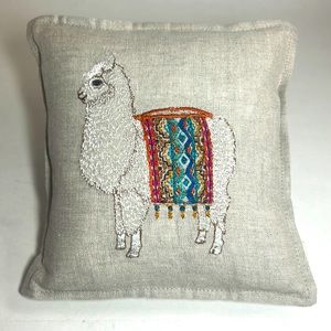 Coral & Tusk Small Embroidered Pillow - NWT